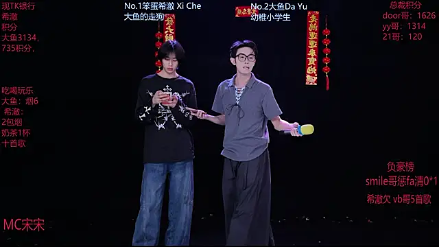 Snapshot of GGBond-02 chatting on 02.18.26 GGBond-02 online show from 02.18.26