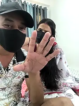 Snapshot of Sikha_Abhi chatting on 04.28.26 Sikha Abhi online show from 04.28.26
