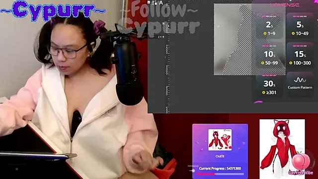 Snapshot of Cypurr chatting on 03.26.26 Cypurr online show from 03.26.26