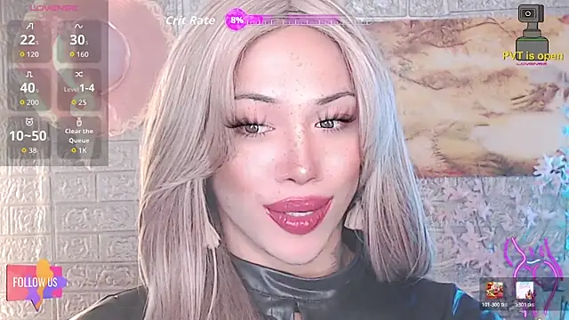 Snapshot of Ms_amor_powers_ts chatting on 04.25.26 Ms amor powers ts online show from 04.25.26
