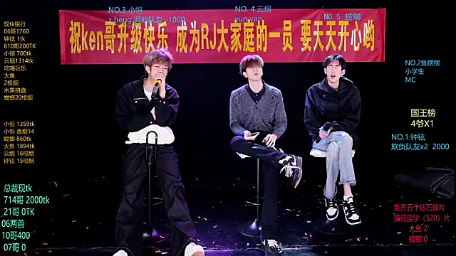 Snapshot of RJ-01 chatting on 04.16.26 RJ-01 online show from 04.16.26
