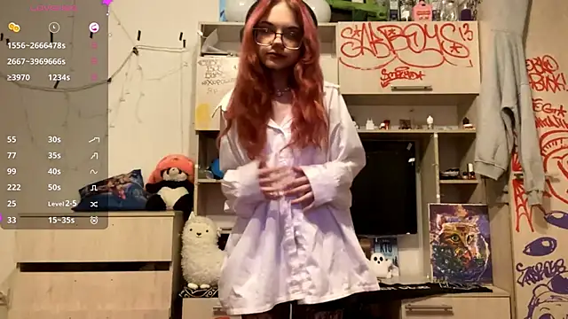 Snapshot of RedHeadCat chatting on 04.17.26 RedHeadCat online show from 04.17.26
