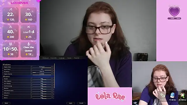 Snapshot of lolarae_xx chatting on 05.27.26 lolarae xx online show from 05.27.26