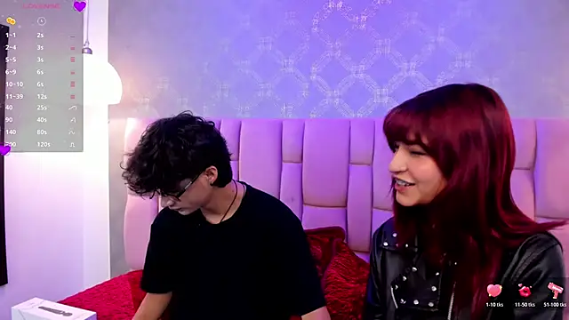Snapshot of Sofia-Ethan chatting on 05.19.26 Sofia-Ethan online show from 05.19.26