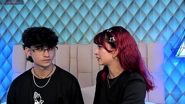 Snapshot of Sofia-Ethan chatting on 06.19.26 Sofia-Ethan online show from 06.19.26