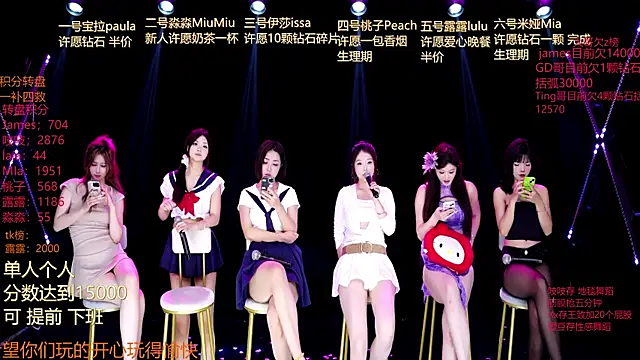 Snapshot of CQ-121 chatting on 07.07.26 CQ-121 online show from 07.07.26
