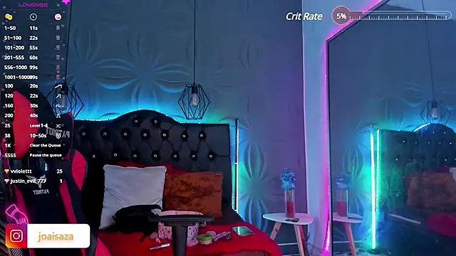 Snapshot of joaisaza chatting on 12.27.24 joaisaza online show from 12.27.24