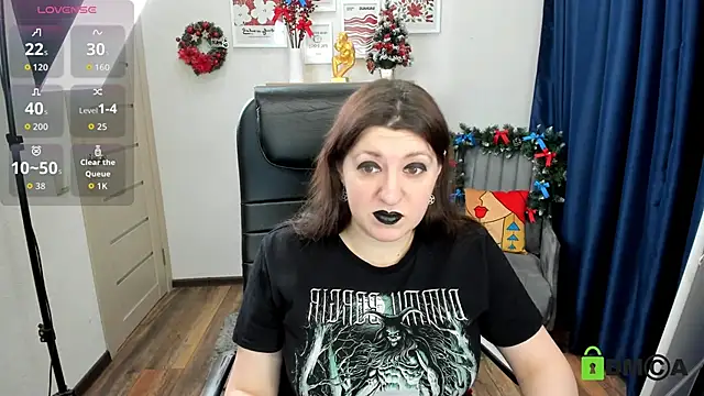 Black Black Rose online show from 12.19.25