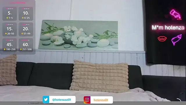 Snapshot of Hotenza69 chatting on 01.16.25 Hotenza69 online show from 01.16.25