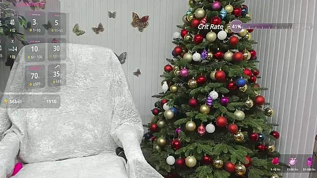 Snapshot of SabinaSweety chatting on 12.22.24 SabinaSweety online show from 12.22.24