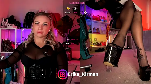 Snapshot of Erika_Kirman chatting on 10.24.25 Erika Kirman online show from 10.24.25