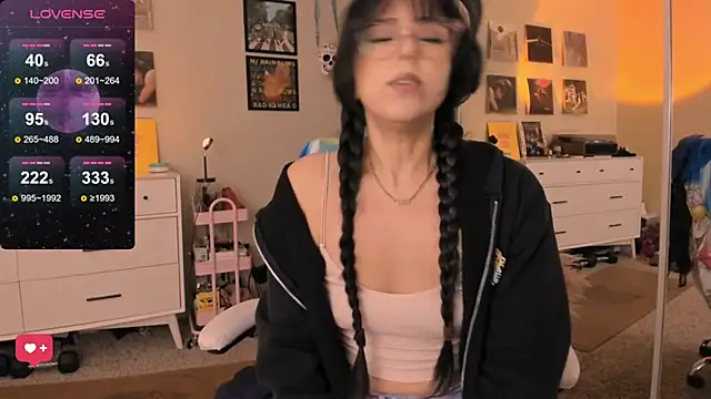 Snapshot of Evie-Luna chatting on 01.03.25 Evie-Luna online show from 01.03.25