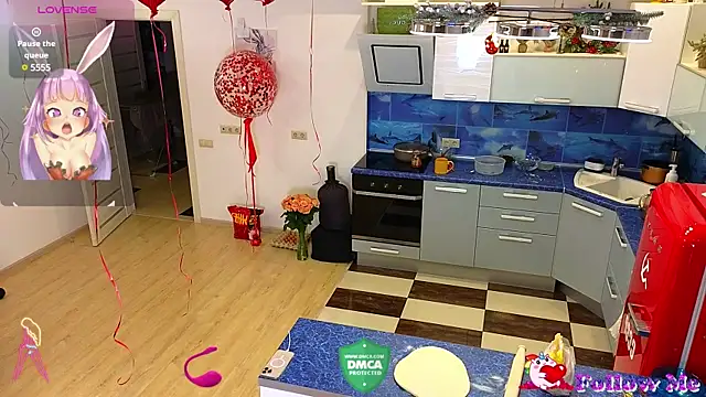 Snapshot of Rabbits_couplee chatting on 02.17.25 Rabbits couplee online show from 02.17.25