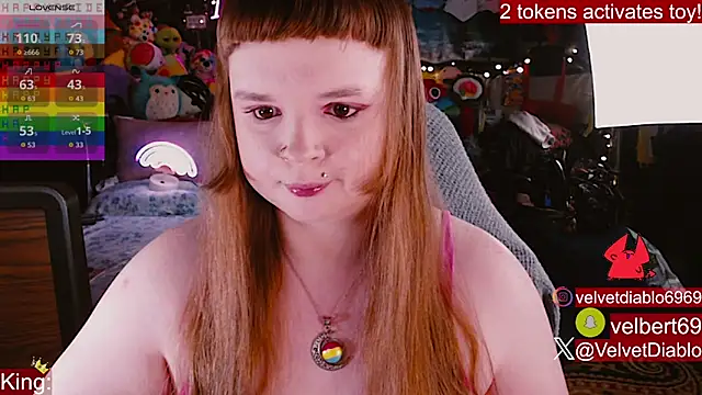 Snapshot of VelvetDiablo chatting on 06.10.26 VelvetDiablo online show from 06.10.26