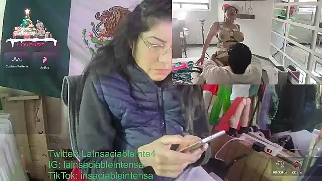 LaInsaciableIntensa online show from 01.24.25