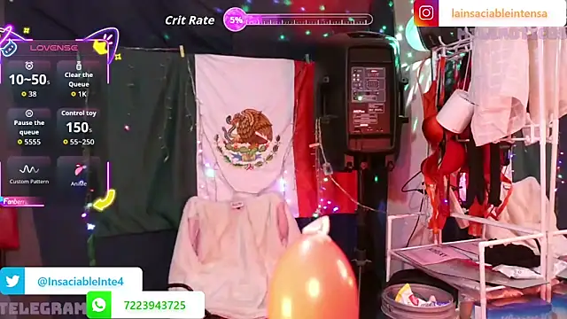 LaInsaciableIntensa online show from 02.21.26