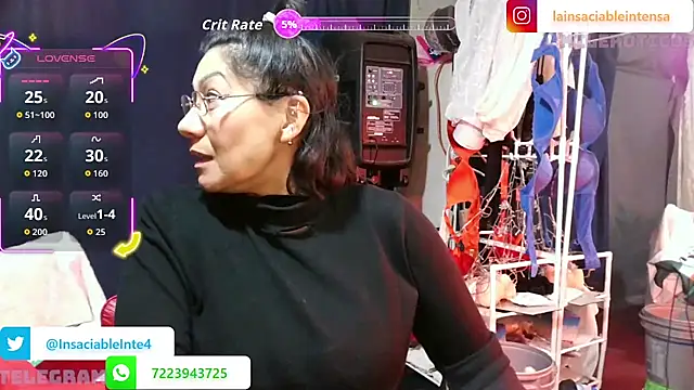 LaInsaciableIntensa online show from 02.25.26