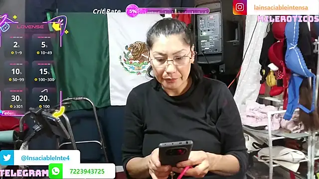 Snapshot of LaInsaciableIntensa chatting on 06.15.26 LaInsaciableIntensa online show from 06.15.26