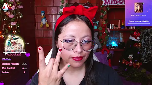 MidoriQuiinn online show from 12.13.25