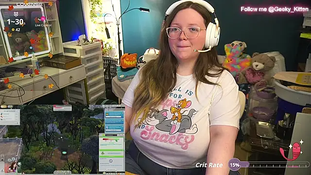 Geeky Kitten online show from 10.16.25