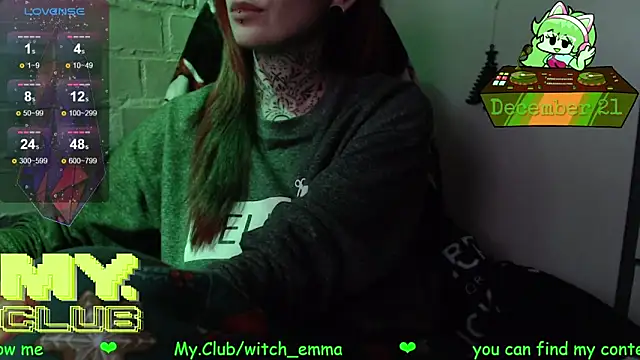 Witch Emma online show from 12.21.25