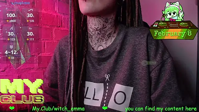 Witch Emma online show from 02.08.26