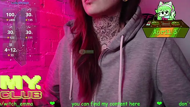 Witch Emma online show from 04.03.26