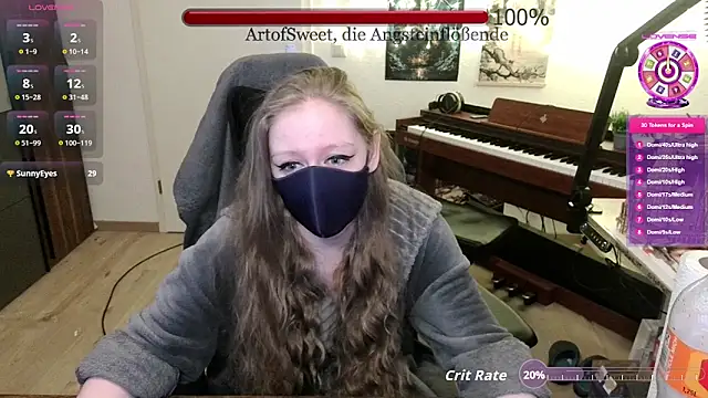 Snapshot of ArtofSweet chatting on 05.10.26 ArtofSweet online show from 05.10.26