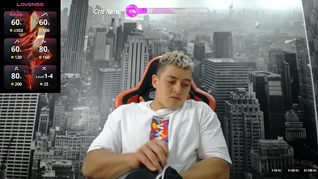 Snapshot of Leonsmoron chatting on 01.29.25 Leonsmoron online show from 01.29.25