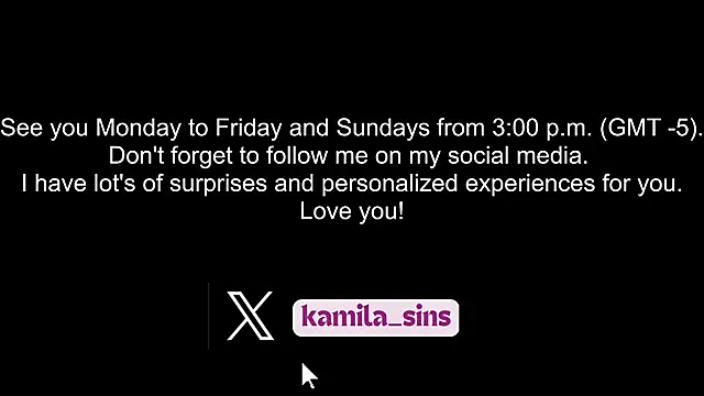 kamila sins online show from 03.04.25