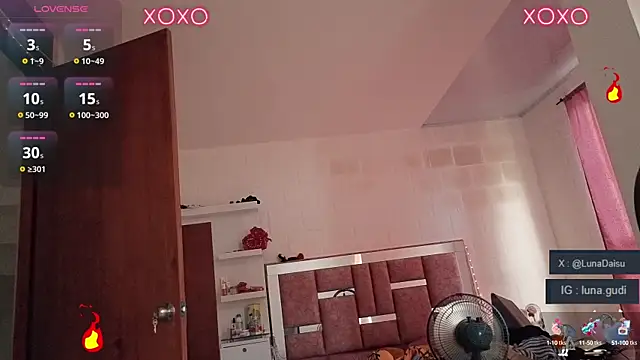 Snapshot of LunaGudi chatting on 10.03.25 LunaGudi online show from 10.03.25
