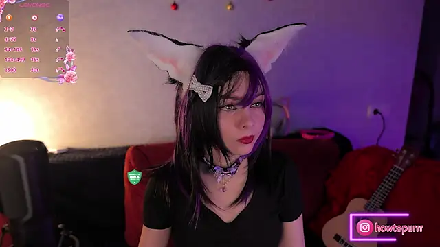 Snapshot of How2Meow chatting on 03.03.25 How2Meow online show from 03.03.25