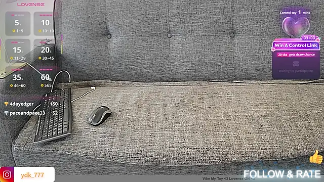 Snapshot of ydk__7 chatting on 04.17.26 ydk 7 online show from 04.17.26