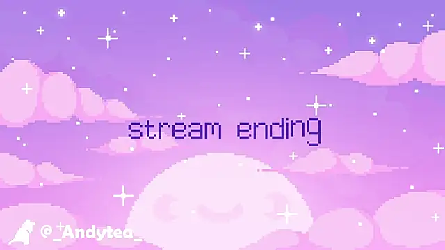 Snapshot of Andytea6 chatting on 02.16.25 Andytea6 online show from 02.16.25