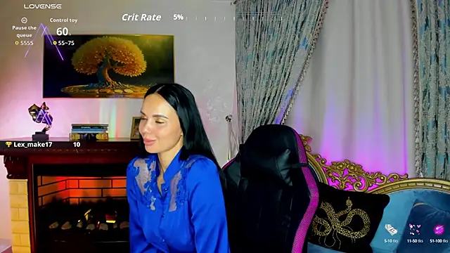 Snapshot of Black-Mamba- chatting on 10.02.25 Black-Mamba- online show from 10.02.25